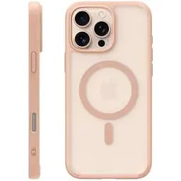 Прозорий чохол Spigen Ultra Hybrid T (MagFit + Camera Control) Frost Rose Titanium для iPhone 16 Pro Max (ACS09069)