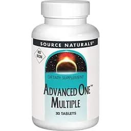 Мультивітаміни та мінерали Source Naturals Advanced One Multiple No Iron 30 таблеток