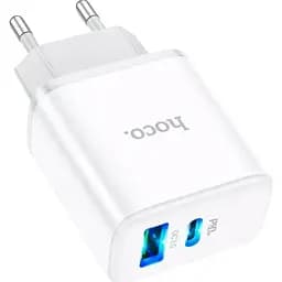 Сетевое зарядное устройство Hoco C105A PD 20W White [86910]