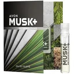 Листівка з пробним зразком Avon туалетна вода Musk Metropolitano для Нього 0.6 мл