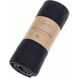 Плед флісовий Home Line гладкофарбований мушля чорний-синій 130x160 см (198924)