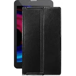 Чохол StatusCASE з екошкіри для планшету Pixus Touch 7 3G Чорний матовий
