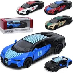 Машина KT5423WF інерція,метал,12,5см1:38,відчиняються двері,гумові колеса,4 кольори,кор.16-7-7,5см
