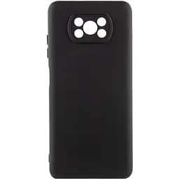 Чехол Silicone Cover Ummi Lakshmi Full Camera (AA) для Xiaomi Poco X3 NFC / Poco X3 Pro Черный / Black