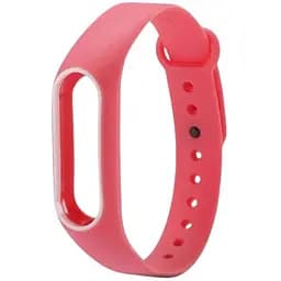 Силиконовый ремешок Primo для фитнес-браслета Xiaomi Mi Band 2 Pink/White