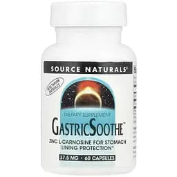 Цинк L-карнозин Source Naturals GastricSoothe™ 60 капсул