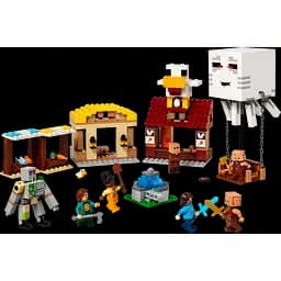 Конструктор LEGO Minecraft Напад на село з повітряною кулею Ґаст 555 деталей (21273) - мініатюра 3