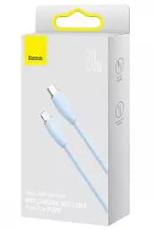 Кабель Baseus Jelly Liquid Silica Gel Fast Charging Cable Type-C to Lightning 20W 2m CAGD020103 Blue - мініатюра 4