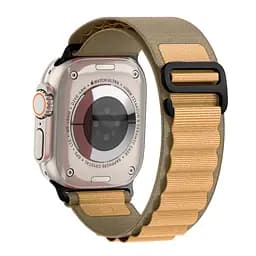 Ремінець для Apple Watch 49/46/45/44/42 (Series 1-3), бежевий, Alpine Loop Alpina Band, тканинний поліестеровий ремінець для смарт-годин, дихаючий, для активного відпочинку та спорту, ArmorStandart (ARM82565) - мініатюра 5