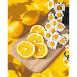 Картина за номерами на підрамнику Brushme Соковитий лимон