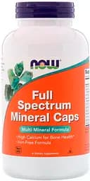 Вітаміни та мінерали NOW Full Spectrum Mineral, 240 капсул