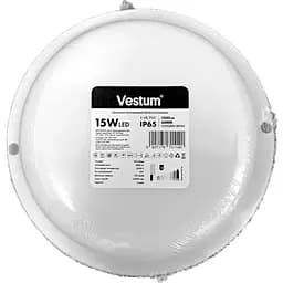 Светодиодный светильник ЖКХ Vestum LED S 15W круглый 6500K 220V Vestum 1-VS-7111
