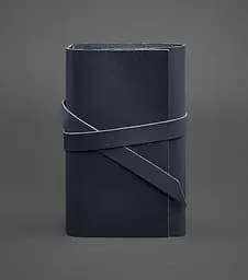 Шкіряний блокнот (Софт-бук) 1.0 Темно-синій Краст