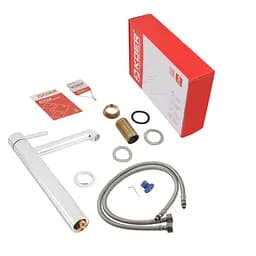 Змішувач для умивальника високий Koer KB-11029-01 хром KR5479 Хром - мініатюра 5
