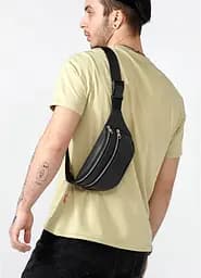 Чоловіча поясна сумка бананка Sambag 31х12х5 см 000200334 - мініатюра 7