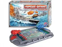Настільна гра "Морські баталії" 1110 ТехноК, в коробці (4823037601110) - мініатюра 2