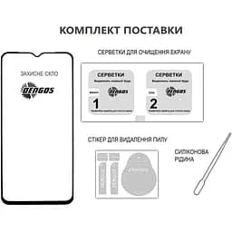Скло захисне Dengos Full Glue Xiaomi Redmi Note 15 Pro 5G Black (TGFG-427) - мініатюра 5