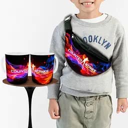 Подарочный набор :Сумка-бананка+ Кружка контр-страйк CS GO "Counter-Strike" детский,для мальчика (00255)