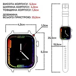 Дитячий смарт-годинник JETIX G100 4G зі змінним корпусом (в комплекті Рожевий, Бузковий, Жовто-синій) - мініатюра 10