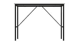Стіл письмовий Line Тайм Ferrum-decor 750x1000x600 Чорний метал ДСП Біле 16 мм (FRD-104871) - мініатюра 4