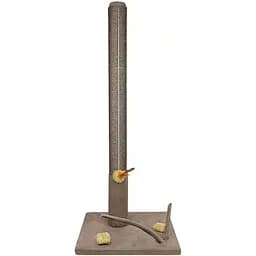 Дряпка Lucky Pet Велетень сизаль сірий тканина коричнева 36х36х85 см