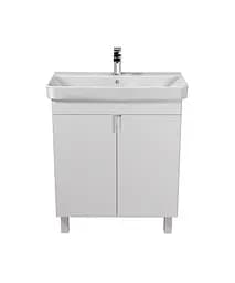 Тумба Мойдодир Simple White 70-U умивальник River 70 Білий універсальна Білий - мініатюра 4