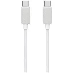 Кабель Usams US-SJ696 60W Striped Data Cable Type-C To Type-C-KY Series 2 м белый