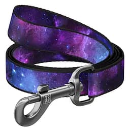 Повідець для собак нейлоновий Waudog Nylon малюнок NASA21 S Ш 15 мм Довж 122 см
