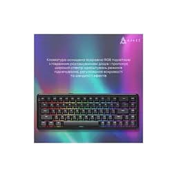 Клавіатура Ajazz AK680 MAX Magnetic Switch RGB USB Black (AK680-WM-B-A) - мініатюра 10