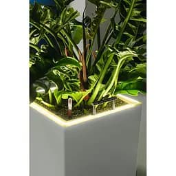 Вазон Lechuza Canto Premium Low LED 40 антрацитовий металiк (13783) - мініатюра 4