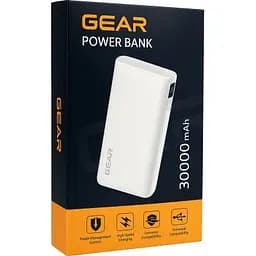 Батарея універсальна GEAR 30000mAh, PD/100W, black (DL302C) - мініатюра 3