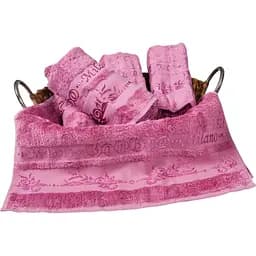 Рушник Romeo Soft Bamboo Milano рожевий 50х90 см (1831)