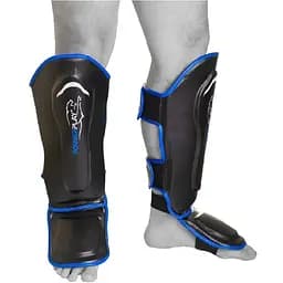 Захист гомілки та стопи Power Play 3052, Black/Blue - M