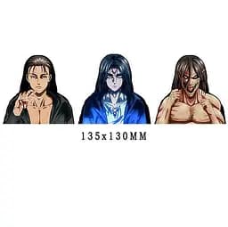 Голографічна наклейка Атака Титанів Ерен Йегер Attack on Titan Eren Yeager