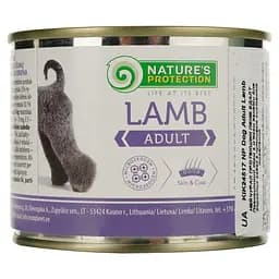 Влажный корм для взрослых собак всех пород Nature's Protection Adult с ягнятиной 200 г
