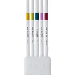 Набір лайнерів Uni Emott Fine Line Retro Color 0.4 мм 5 кольорів (PEM-SY/5C.08RC) - мініатюра 2