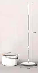 Набір швабра та відро з віджимом Joybos Spin Mop S01 (JBS-XZTB-S1F1-JWT2P) - мініатюра 4