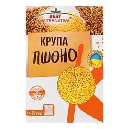 Пшоно Бест Альтернатива 400 г (4 пакетиків по 100 г)