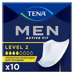 Урологічні прокладки для чоловіків Tena Men Active Fit Level 2, 10 шт. (750796)