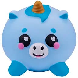 Іграшка-антистрес Smooshzees Luvzees Єдиноріг Больц колекційна блакитна (8224)