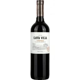 Вино Carta Vieja Carmenere червоне сухе 0.75 л