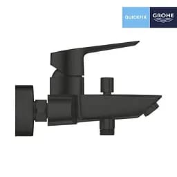 Змішувач для ванни Grohe QuickFix Start 322782432, Чорний матовий - мініатюра 3