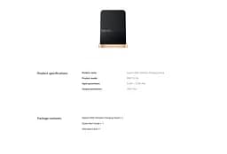 Бездротовий зарядний пристрій Xiaomi 50 W Wireless Charger Stand (MDY-12-EN, BHR5835CN) - мініатюра 6