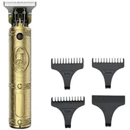 Машинка для стрижки волосся XPRO KM-700B професійна бездротова з жовтими насадками (KM-700B_429)