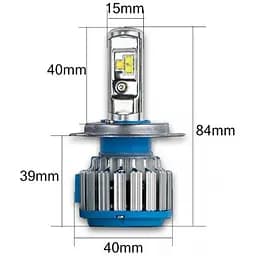 Автолампи XPRO T1 HB4 LED надяскраві світлодіодні 6000К 50W 2 шт. (lp-83804) - мініатюра 2