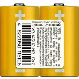 Первичный элемент питания Vegas Normal C zinc-carbon 2 шт. (VR-14SH2-NR)