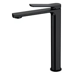 Смеситель для умывальника высокий Volle Solo 26 мм de la noche 1510.011304 Черный матовый