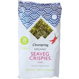 Водоросли морские Clearspring с перцем хрустящие чили органические 12 г (3 шт. х 4 г)