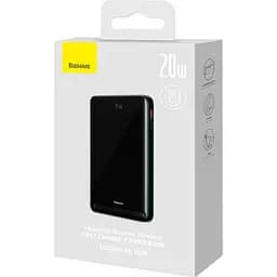 Зовнішній акумулятор Baseus Magnetic Bracket 20W 10000mAh Black PPCX000003 [87017] - мініатюра 10
