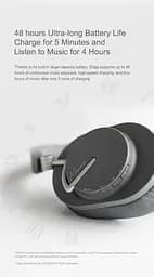 Навушники Moondrop Edge Hi-Fi з ANC, складні та легкі (сірі) - мініатюра 8